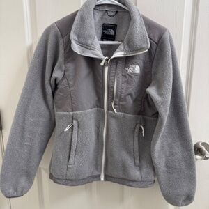 Gray The North Face Polartec Fleece Zip Up Women's Size XS